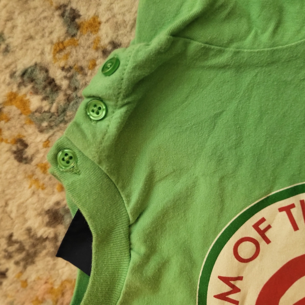 Rare Green Mini Boden Shirt with Tomato Print - Picture 2 of 4
